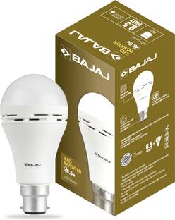 BAJAJ 8.5 W Inverter Round B22 LED Bulb