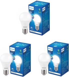 PHILIPS 3 W Basic Round E27 LED Bulb