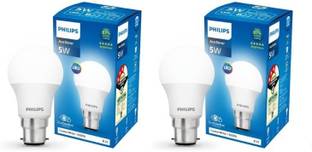 PHILIPS 5 W Basic Round B22 LED Bulb