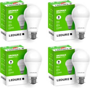 Ledure 9 W Basic Round B22 LED Bulb