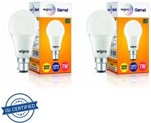 Wipro 7 W Basic Standard B22 LED Bulb