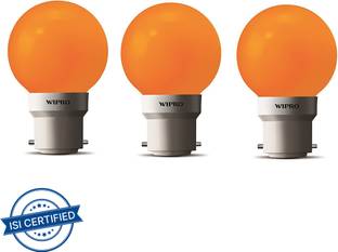 Wipro 0.5 W Basic Round B22 LED Bulb