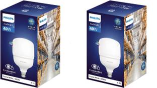 PHILIPS 40 W Basic Round B22 LED Bulb