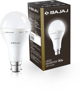 BAJAJ 12 W Inverter Round B22 LED Bulb