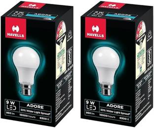 HAVELLS 9 W Basic Round B22 LED Bulb
