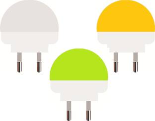 V A VALAK 0.5 W Multi Watt Round B22 LED Bulb