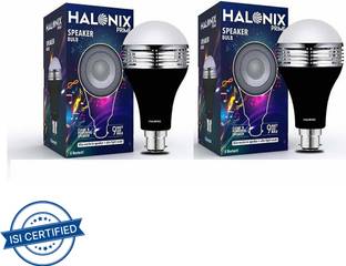HALONIX 9 W Bluetooth Round B22 LED Bulb