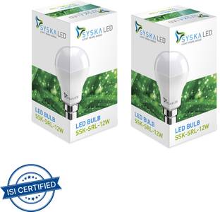 Syska 12 W Basic Standard B22 LED Bulb