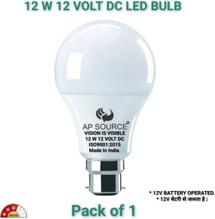 AP Source 12 W Basic Round B22 LED Bulb