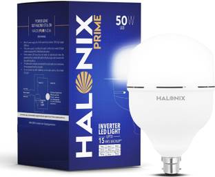 HALONIX 50W Rechargeable Emergency Inverter Bulb Pack of 1 4 hrs Bulb Emergency Light
