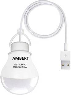 ambert 5 W Basic Round Plug & Play LED Bulb