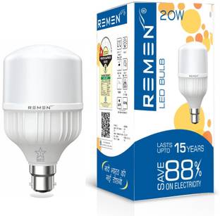 REMEN 20 W Basic Standard B22 LED Bulb