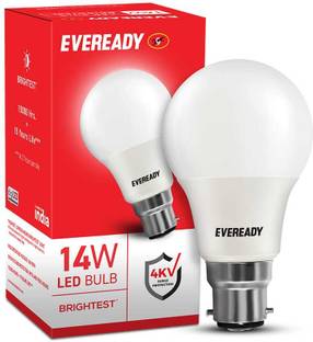 EVEREADY 14 W Basic Round B22 LED Bulb