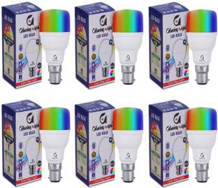 Glowing Night 9 W Basic Round B22 LED Bulb
