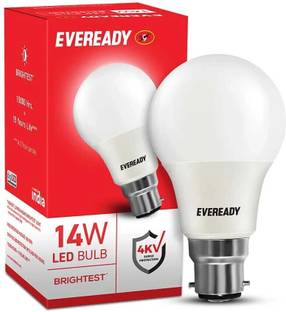 EVEREADY 14 W Basic Round B22 LED Bulb