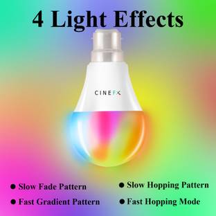 cinefx 5 W Inverter Round B22 LED Bulb