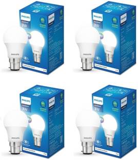 PHILIPS 3 W Basic Round B22 LED Bulb