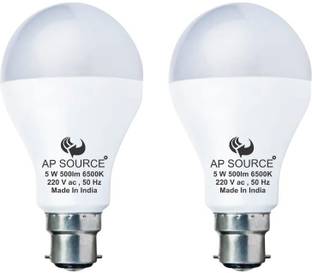 AP Source 5 W Basic Round B22 LED Bulb
