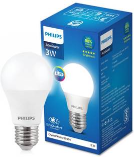 PHILIPS 3 W Basic Round E27 LED Bulb