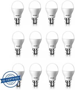 EcoLink 9 W Basic Round B22 LED Bulb