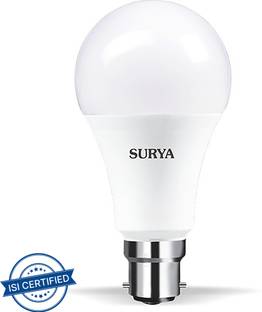 SURYA 10 W Basic Round B22 LED Bulb