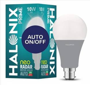 Halonix 10W Round B22 Neo Radar Motion Sensor bulb Pack of 1