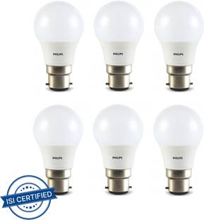 PHILIPS 4 W Basic Round B22 LED Bulb