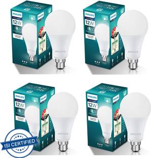 PHILIPS 12 W Basic Round B22 LED Bulb