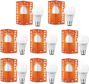 HALONIX 7 W Basic Round B22 LED Bulb