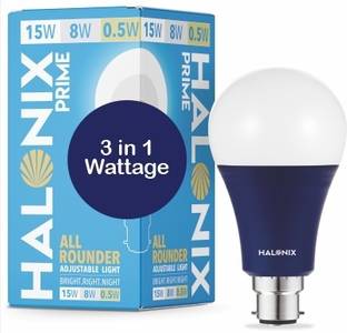 HALONIX 15 W, 8 W, 0.5 W Basic Round B22 LED Bulb