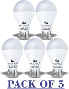 AP Source 9 W Basic Round E27 LED Bulb
