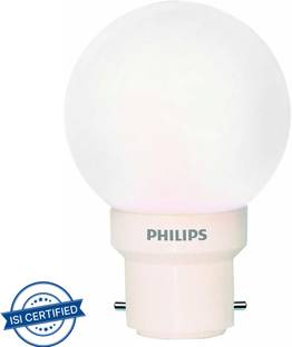PHILIPS 0.5 W Basic Round B22 LED Bulb
