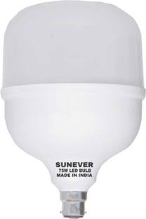 sunever 75 W Basic Round B22 LED Bulb