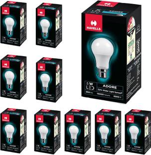 HAVELLS 5 W Basic Round B22 LED Bulb