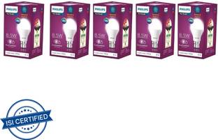 PHILIPS 8.5 W Basic Round B22 LED Bulb