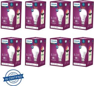 PHILIPS 8.5 W Basic Round B22 LED Bulb