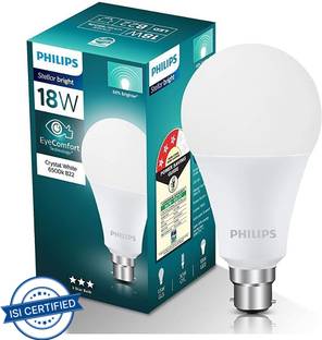 PHILIPS 18 W Basic Round B22 LED Bulb