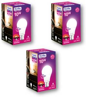 Ryolite 10 W Basic Standard B22 LED Bulb