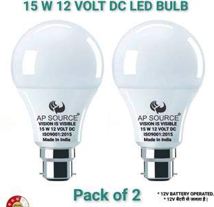 AP Source 15 W Basic Round B22 LED Bulb