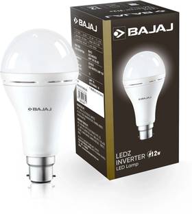 BAJAJ 12 W Inverter Round B22 LED Bulb