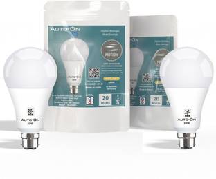 auto-on 20 W Motion Sensor Round B22 LED Bulb