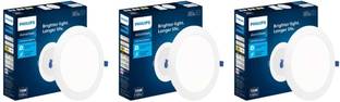 PHILIPS Astra Sleek 15-watt Round Recessed LED Downlighter Cut Out 5.5 inch Cool Day 3Pc Ceiling Light Ceiling Lamp