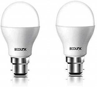 EcoLink 9 W Basic Round B22 LED Bulb