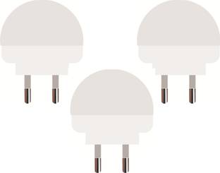 V A VALAK 0.5 W Multi Watt Round B22 LED Bulb