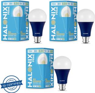 HALONIX 15 W, 8 W, 0.5 W Basic Round B22 LED Bulb