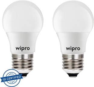 Wipro 3 W Basic Round E27 LED Bulb