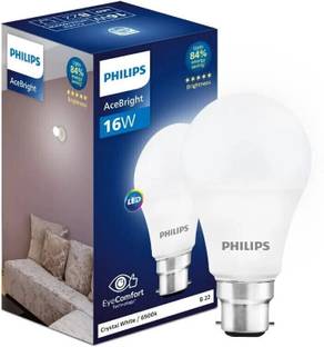 PHILIPS 16 W Basic Round B22 LED Bulb