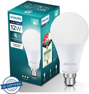 PHILIPS 12 W Basic Round B22 LED Bulb