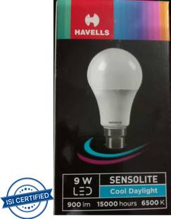 HAVELLS 9 W Motion Sensor Round B22 LED Bulb