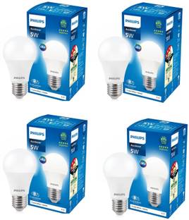 PHILIPS 5 W Basic Round E27 LED Bulb